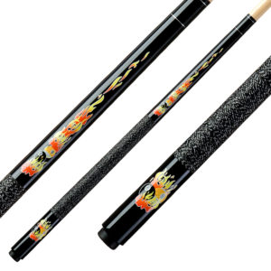 Кий для пула 2-pc "Kids Classic Flames CF-01" (черный) 123 см